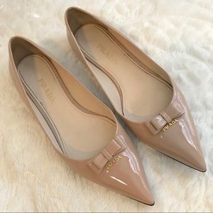 Pointy Prada Flats